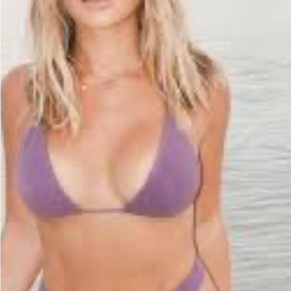 NWT kittenish laguna plum bikini